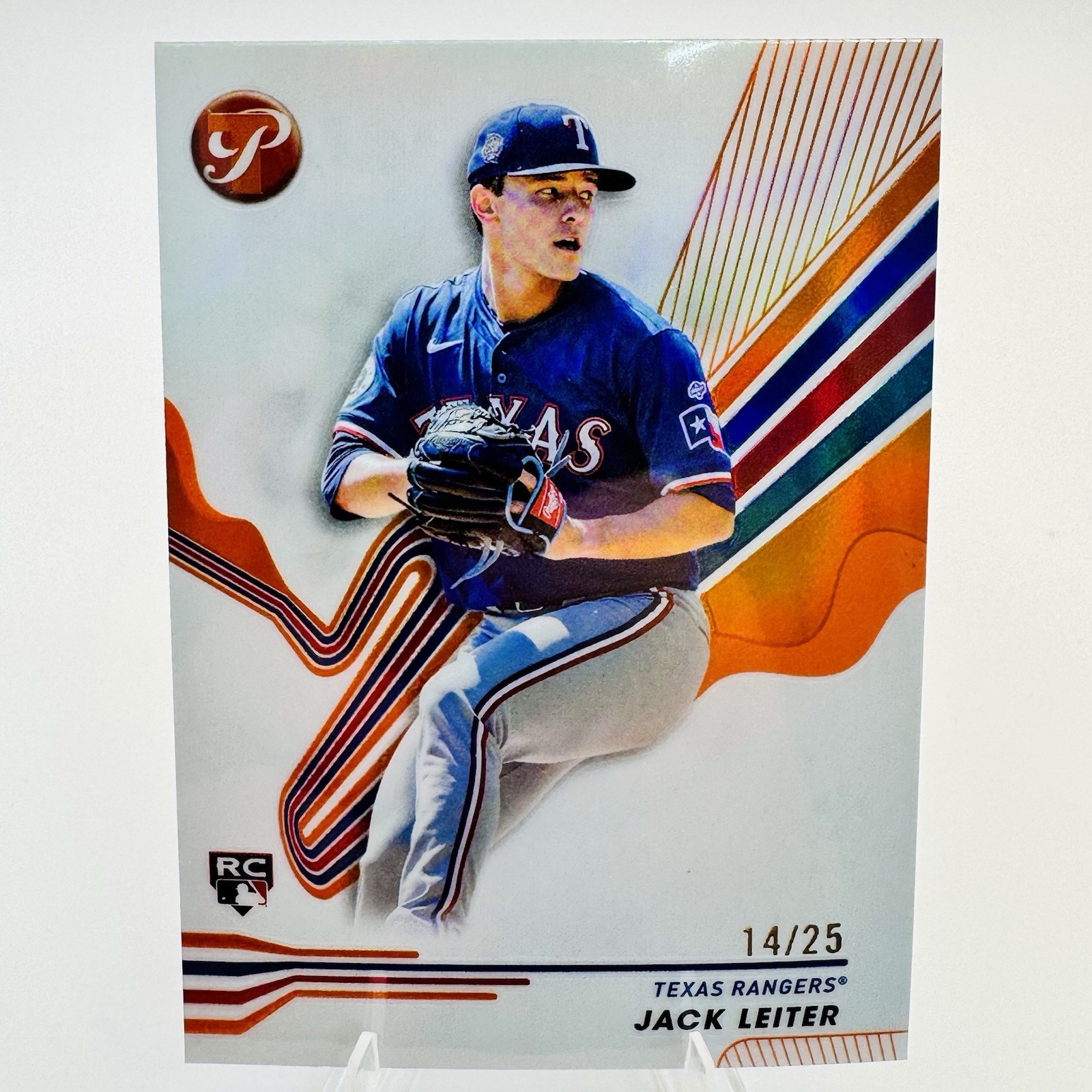 2024 Topps Pristine Jack Leiter  Orange Refractor /25 (RC)(#237)
