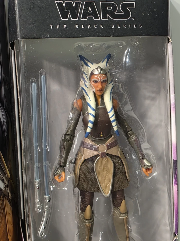 Juego de 2 figuras de Ahsoka Tano Rebels & The Clone Wars de Star Wars la serie negra Foto 3 de 4