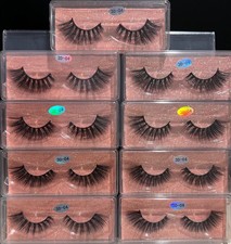 9 pair Extra Large 3D Full False eyelashes Drag Queen Cross Dresser Dancer 4