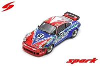 Spark S9821 1:43 Porsche 934 Nr.61 24H Le Mans 1976 Modellauto Rot