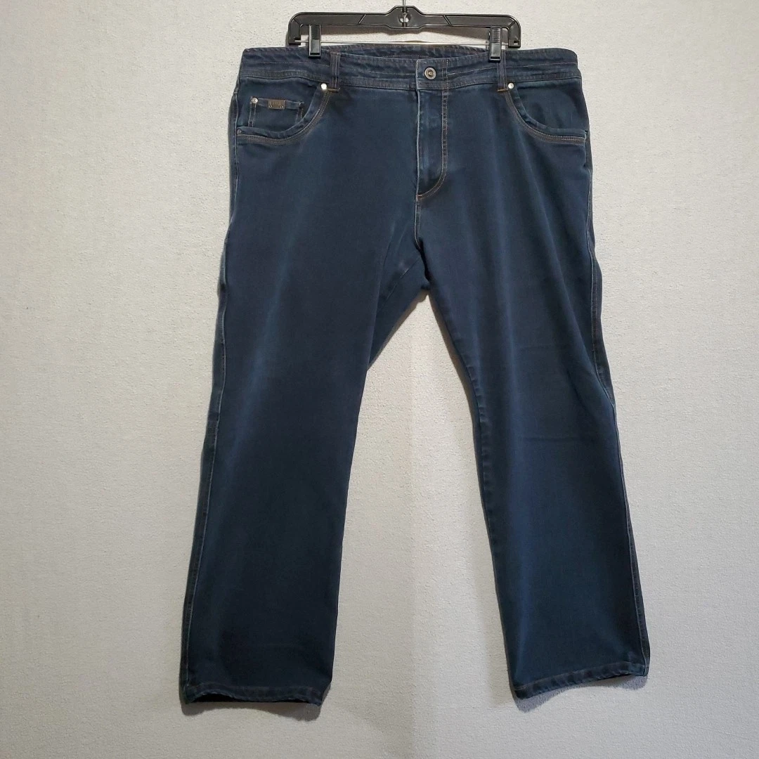 Kuhl Jeans Mens 42x30 Disruptr Medium Wash Blue Denim Outdoor Hike Camp Travel