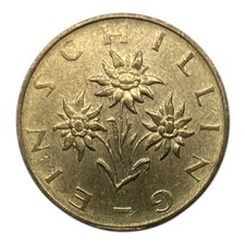 1990 Austria 1 Schilling Coin - KM# 2886