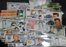 Huge Joblot Collection of FANTASY BANKNOTES 
