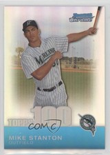 2010 Bowman Chrome Topps 100 Prospects Refractor Giancarlo Stanton Rookie RC 0a6