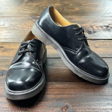 Dr Martens Air Wair Chunky 3 Hole Black Oxford Shoes 1461 PW Men's 8 Women's 9
