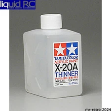 Tamiya USA TAM81040 Acrylic/Poly Thinner X20A 250m