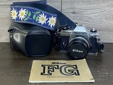 Nikon FG 35mm Camera Series E 50mm Lens Kalimar 52mm Case Neck Strap Manual