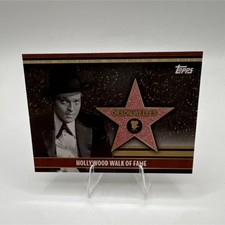 Topps Hollywood Walk of Fame Orson Welles Card #HWF-33 2011 Original