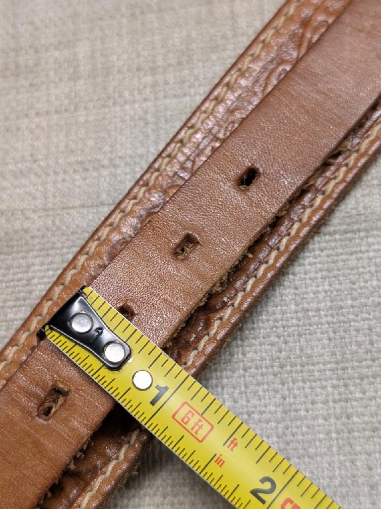 vintage USA made JUSTIN buckle belt 34 brown RANGER tooled WESTERN leather rodeo