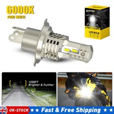 AUXITO H4 9003 LED Headlight Conversion Kit 16000LM 6500K White For Car Truck