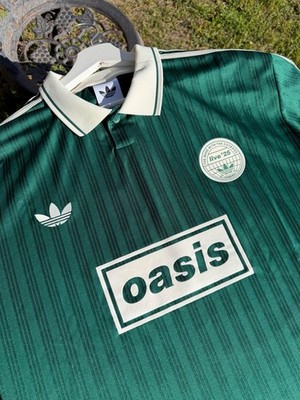 BNWT OASIS x ADIDAS Live 25 Tour Merch Football Jacquard Jersey