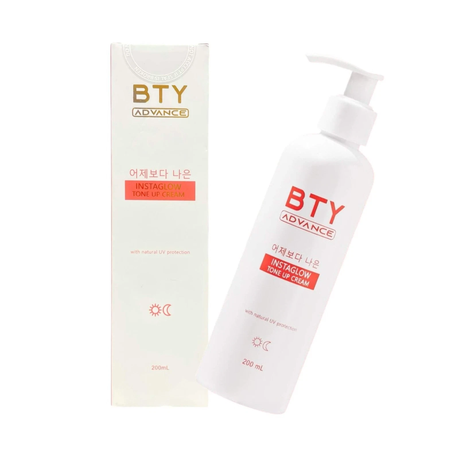 BTY Advance Instaglow Tone Up Cream 200mL – Niacinamide & Hyaluronic