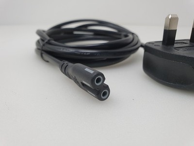 Für Fenton FT8LED tragbares PA-System Netzkabel Netzkabel Kabel 2 m UK