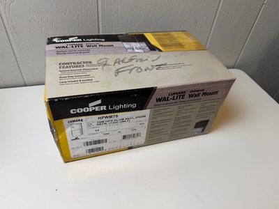 #ad #ad Cooper Lighting Dusk To Dawn 70 Watt High Pressure Sodium Wall Light HPWM70 $79.95