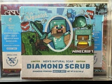 Dr Squatch Minecraft Diamond Scrub - 6 Total