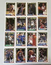 1992-93 Topps Basketball Series 1 & 2 Complete Team Set Detroit Pistons 