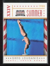 2012 Panini Americana Heroes & Legends #16 Greg Louganis Olympics (Y)