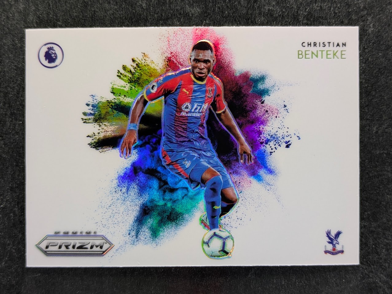 2019-20 Panini Prizm EPL CHRISTIAN BENTEKE White Color Blast SSP Case Hit #CB-13