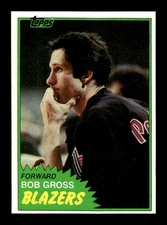 1981-82 Topps Basketball #W84 Bob Gross EXMT Portland Trail Blazers