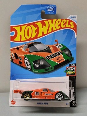 Hot Wheels MAZDA 787B #145 7/10 Orange Green HW Race Day Hotwheels Mattel