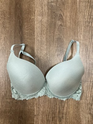 Primark Cares Women's T Shirt Bra Green With Lace Size 32D