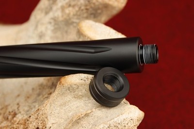 KIDD 18'' Black Specialty Fluted Rifle Barrel Spiral for a 10/22  or Ruger  T/C