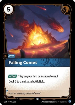 Riftbound Falling Comet (85/352) Origins NM