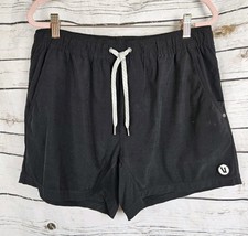 Vuori Kore Black Mens M Athletic Lined Shorts 5" Inseam V367 Performance