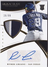 2015 Rymer Liriano Immaculate Patch Auto RC 28/99  JSY # Match!  #127 (A1914)