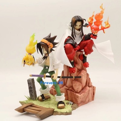 Shaman King Asakura Hao Yoh Asakura Anime PVC Figure Model Statue Collection Hot