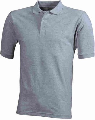 Poloshirt T-Shirt Grau Shirt Workwear Freizeit Arbeit James&Nicolson No39