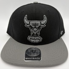Chicago Bulls 47 brand Snapback Hat Cap Windy City