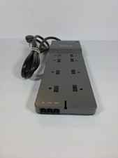 BELKIN BE112230-08 Power Strip Surge Protector, 8Outlet lot of 2 - Tested Works