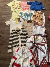 Vintage 60s 70s Women  s Clothing Lot Of 11 Deadstock New Dresses 2 Piece Read 