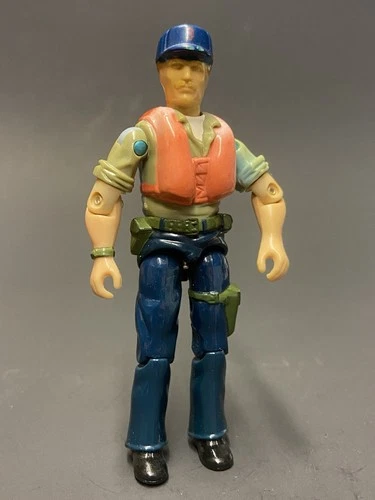 Vintage 1984 G.I. Joe Cutter v1 action figure ARAH Whale Driver !Charity!