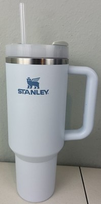 Stanley 40oz Light Blue Insulated Stainless Steel Tumbler w/ Handle, Straw & Lid