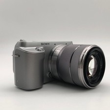 Sony Alpha NEX-F3 Mirrorless Camera Silver Body E 18-55mm f/3.5-5.6 OSS Lens