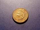 Choice AU 1860 RB Indian Head Cent