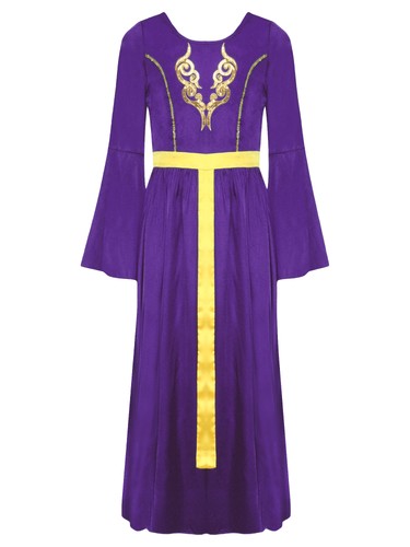 Kids Girls Dress Chest Gowns Cosplay Costume Prom Princess Fancy Dress Themed - Picture 34 of 92
