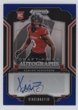 2025 Panini Prizm Draft Picks Blue 39/249 Xzavier Henderson #DPA-XHN Auto 13sf
