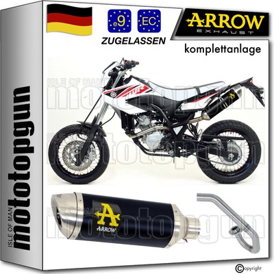 komplettanlage open schwarz thunder arrow fur yamaha wr 125 x 2013 13 2014 14