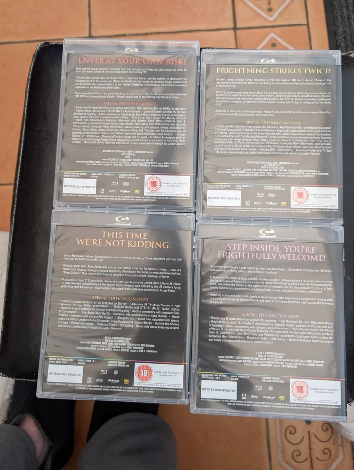 House the Collection 1-4 Blu-ray Set - Arrow Video - Region B - Image 4 of 4