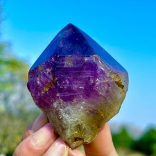 184G Natural Amethyst Cluster Quartz Crystal Backbone Mineral Specimen Healing