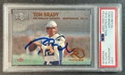 TOM BRADY PSA AUTH 2000 FLEER METAL #267 ROOKIE DNA 10 AUTO RC TB12 COLLECTION