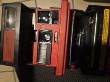 Vintage Polaroid Cool Cam 600 Instant Film Photo Camera Red Black UNTESTED