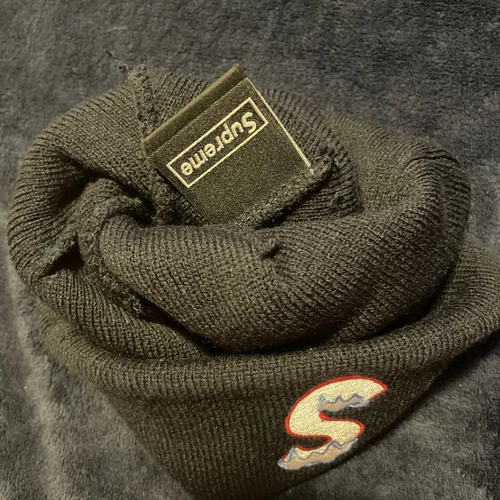 Bonnet bleu marine Supreme x New Era FW20 Frost S logo
