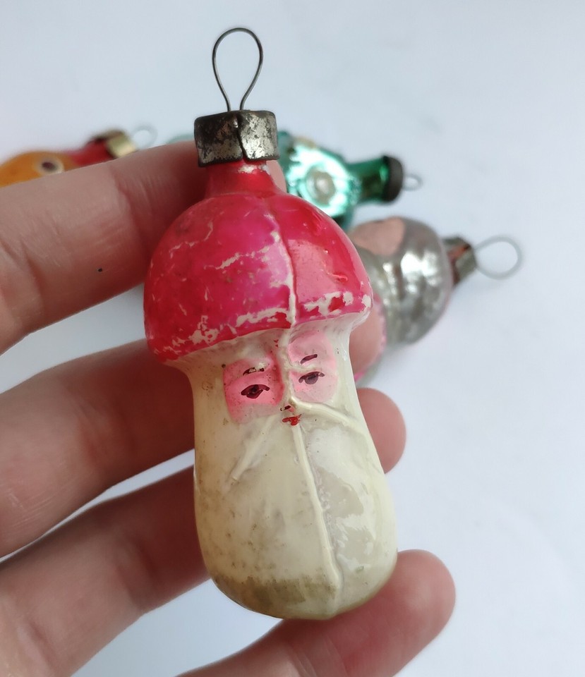 Antique Vintage Glass Russian USSR Christmas Ornament Decoration eBay
