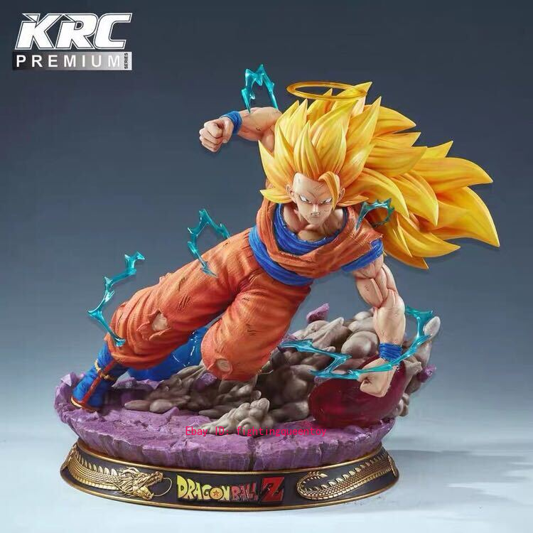 KRC Studios Dragon Ball Super Saiyan 3 Goku 1/4 Two Heads Resin