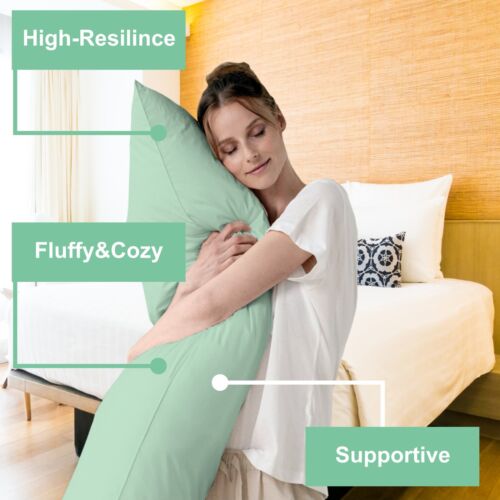 LONG BOLSTER PILLOW PREGNANCY MATERNITY ORTHOPAEDIC SUPPORT PILLOW COVER - Picture 32 of 43