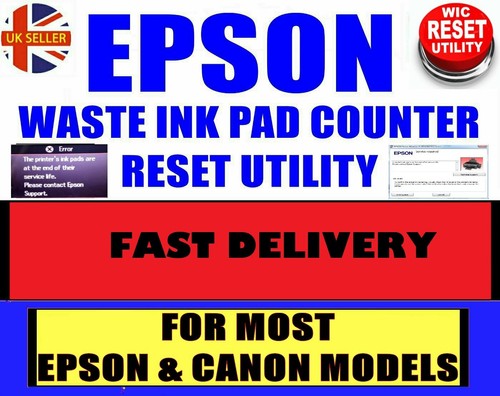 WIC Reset KEY Ink Pad fix EPSON PM SURE COLOUR & SX WF SERIES Fast Delivery PCCD - Afbeelding 15 van 15